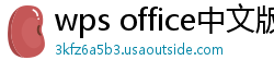 wps office中文版